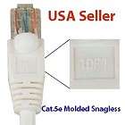 60 ft 60ft cat 5 5e White Network Ethernet Cable CAT5