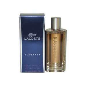  Lacoste Elegance Lacoste 3 oz EDT Spray For Men Beauty