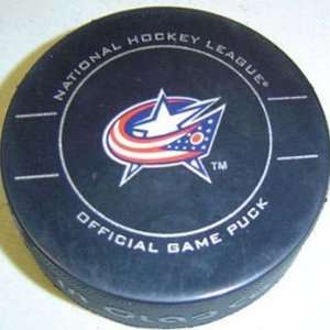   Jackets NHL Hockey Official Game Puck 2009 2010