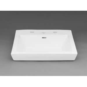  RonBow 200480 8 WH White 20 Square Ceramic Tapered Semi 