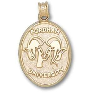 Fordham University Ram Mascot Pendant (Gold Plated)  