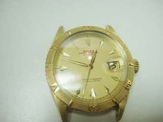 Rolex 18 kt Gold Thunderbird Turnograph 6609  