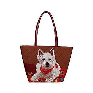  Westie Needlepoint Handbag 