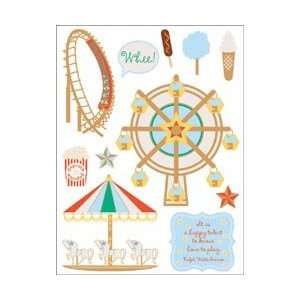  Memories Places Design Shop Stickers 4.5X6 Sheet Amusement Park 
