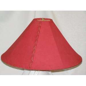  Western Leather Lamp Shade   22 Red Pig Skin