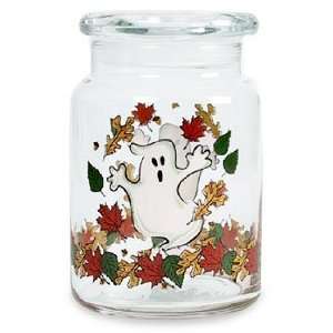  Libbey Autumn Ghost Jar 32 Oz.