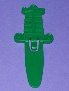 Pop Up Pirate GREEN SWORD Game Parts Pieces  