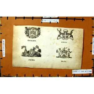  COAT ARMS CORDWAINERS CURRIERS FOUNDERS JOINERS