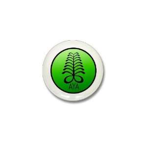  Aya adinkra the fern Religion Mini Button by  