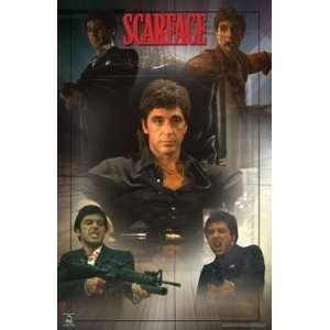  Scarface Collage   Movie Poster