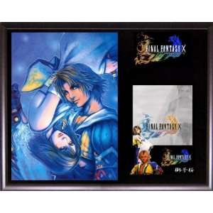 Final Fantasy X 10   Tidus&Yuna   Collectible Plaque Series w/ Card 