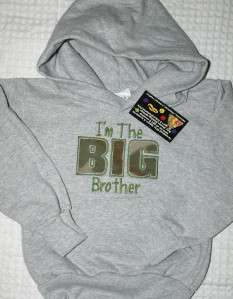 Big Brother hooded Sweatshirt 4 designs to choose from  