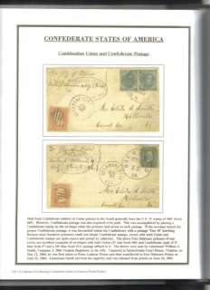Lifetime of Collecting Confederate States of America Postal History 