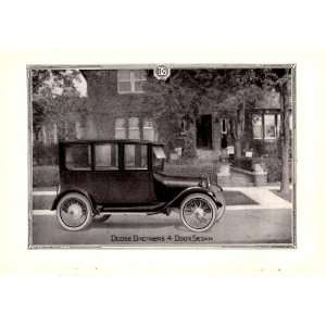  1920 Ad Dodge Brothers 4 Door Sedan Original Vintage Car 