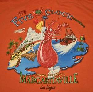 Jimmy Buffetts Margaritaville Its Five OClock Somewhere Graphic T 
