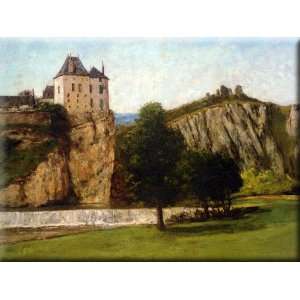   Thoraise 16x12 Streched Canvas Art by Courbet, Gustave