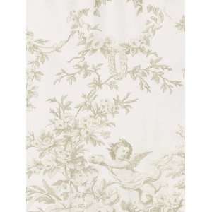 Traditional Roses White Wallpaper in Chateau 2