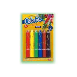  Colorix set of 6 Silky Crayons Toys & Games