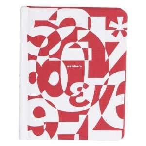  Franklin Covey Crimson Mosaic Numbers Address Book by Girl 