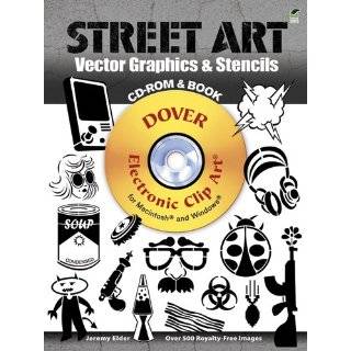 Street Art Vector Graphics & Stencils CD ROM and Book 