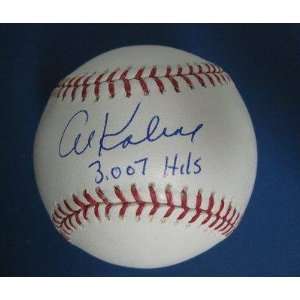  Al Kaline Tigers Autographed/Signed Baseball Insc. 3007 Hits 