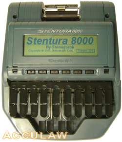 Stentura 8000 with 1 Year Warranty (Blue)  Stenograph  