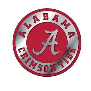 University of Alabama Crimson Tide NCAA College Red & Chrome Plated 