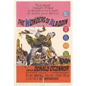  The Wonders of Aladdin   Movie Poster   27 x 40
