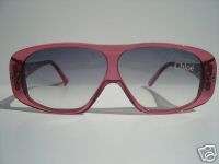NEW Chloe 83S Pink Sunglasses Rhinestone Grey Fade Lens  