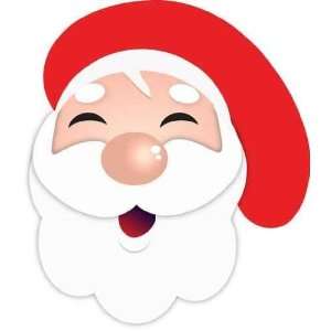  Happy Santa   Peel and Stick Wall Decal by Wallmonkeys 