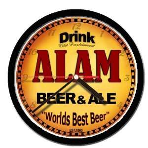  ALAM beer and ale wall clock 