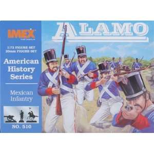  IMEX   1/72 Mexican Infantry Alamo (Plastic Model) Toys & Games