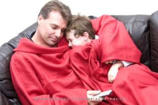 New Red SnuggIe Blanket Throw With Arms 230 GSM So Soft  