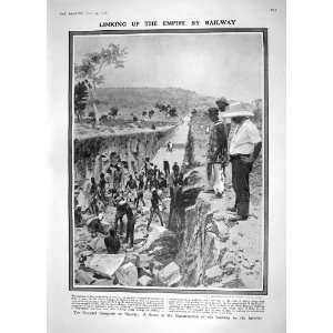    1908 RAILWAY CONSTRUCTION NIGERIA TURKEY ALBANIANS