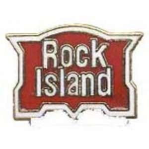  Rock Island Railroad Pin Red 1 Arts, Crafts & Sewing