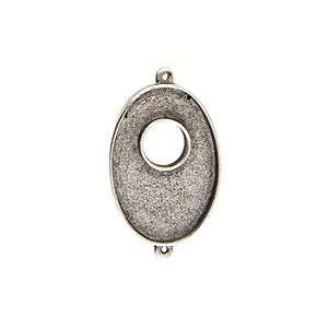   Grande Oval Bezel Toggle Link 47x28mm Supplys Arts, Crafts & Sewing