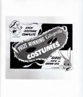 Collegeville Costumes Halloween Salesman Sample Photo  