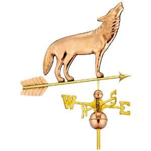  Full Size Good Directions Wolf Weathervane Weathered 