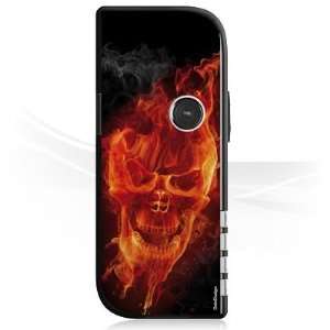 Design Skins for Nokia 7260   Burning Skull Design Folie 