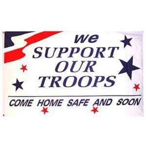  We Support Our Troops Flag 3ft x 5ft Patio, Lawn & Garden