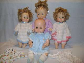 Vintage Baby Dolls Horsman Dolls Inc 1963 & 1971 W/ Clothes 