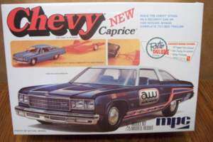 MPC 76 CHEVY CAPRICE w/TRAILER 1/25 SCALE MODEL KIT  