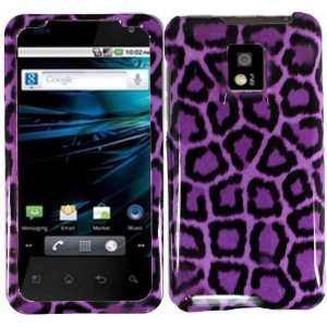 Purple Leopard Hard Case Cover Protector for T mobile Lg 