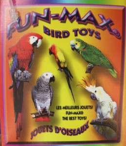 Fun Max  Birdy Plunker  large parrot training toy  