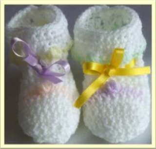 PATTERN TO CROCHET LAYETTE FOR 0 3 MONTH BABY/REBORN DOLL 31  