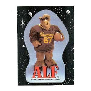 Alf Album Stickers How about a hug for Alf? STICKER #1 Single Trading 
