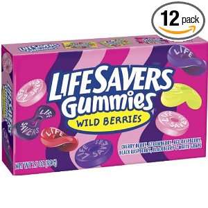 Life Savers Gummi Sour Berries Box, 3.50 Ounce (Pack of 12)  