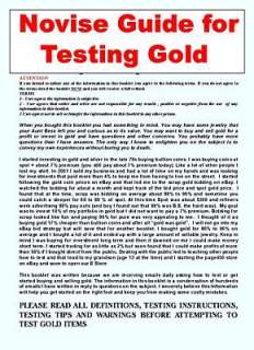 FOR NOVICE GOLD TESTING ACID TEST STONE SCALES + FILE  