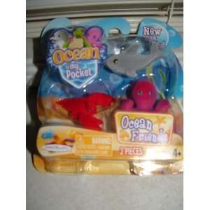  Ocean in My Pocket ~ Lobster, Blue Shark & Octopus Toys & Games