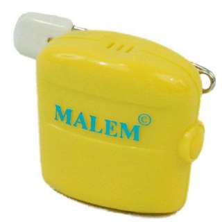 Malem Bedwetting Alarm with Sound   8 Tone YELLOW  